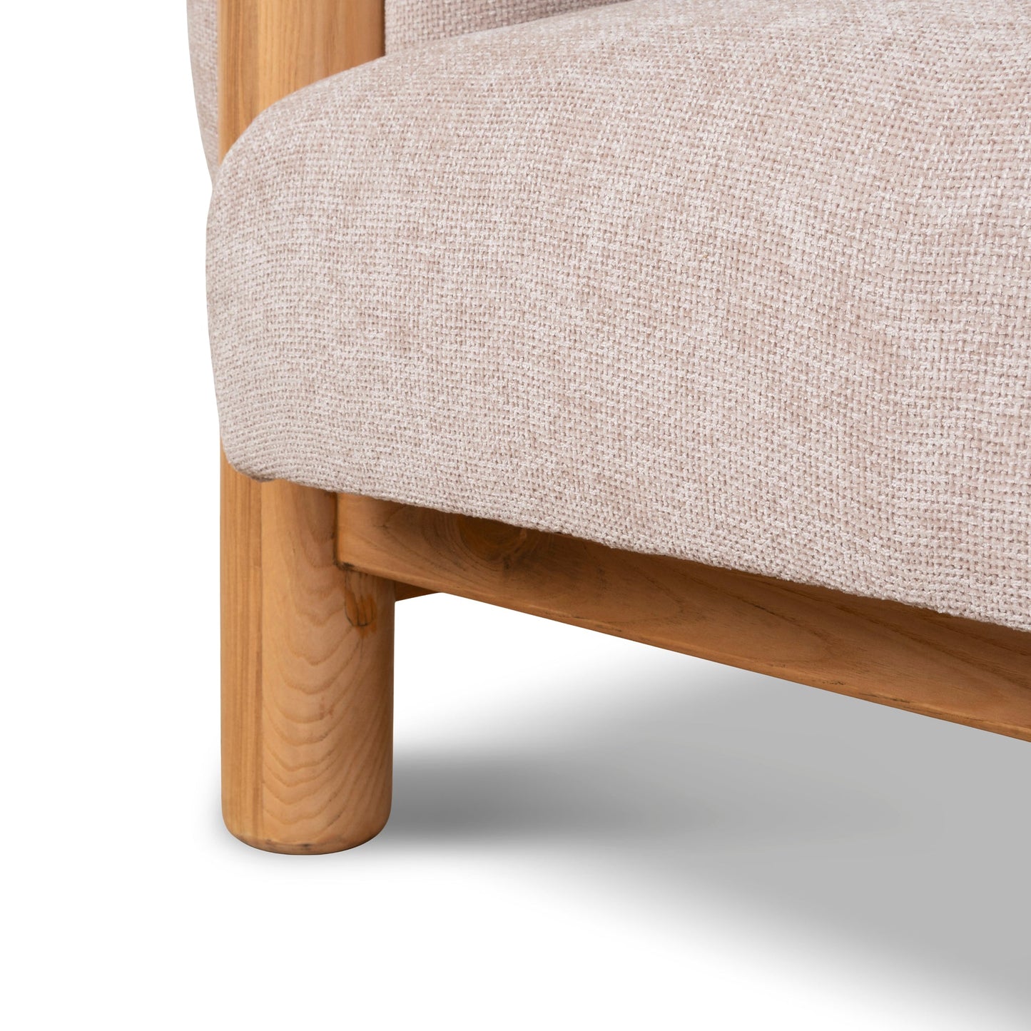 CLC10122-NI Natural Armchair - Blush Linen