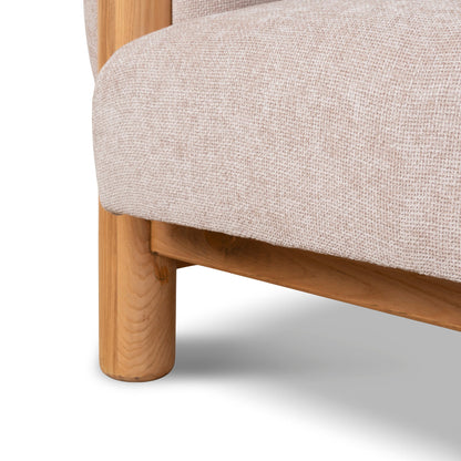 CLC10122-NI Natural Armchair - Blush Linen