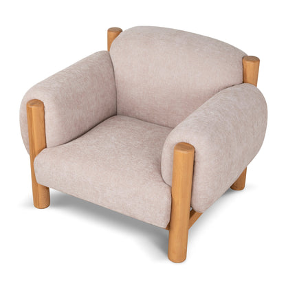 CLC10122-NI Natural Armchair - Blush Linen