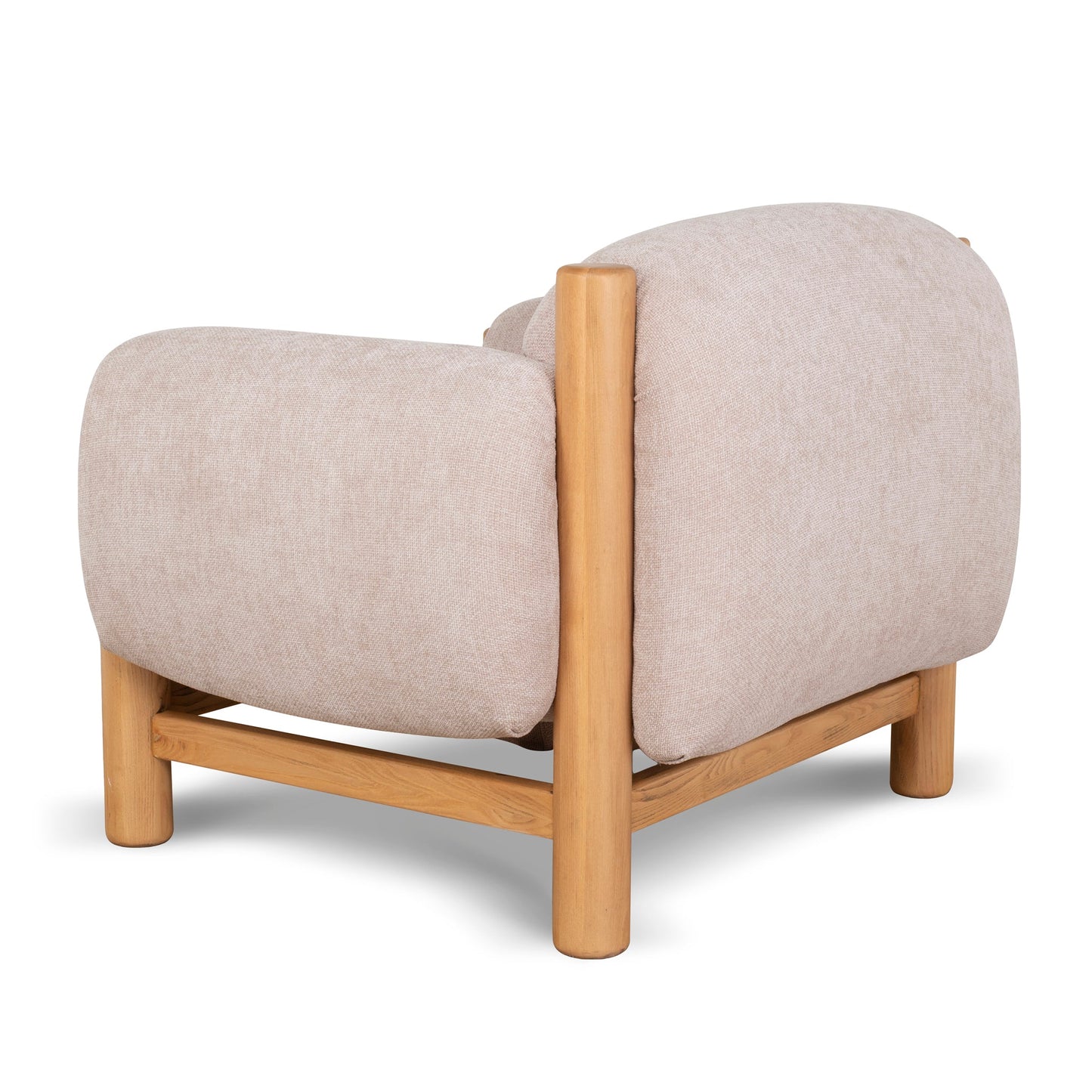 CLC10122-NI Natural Armchair - Blush Linen