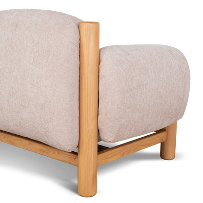 CLC10122-NI Natural Armchair - Blush Linen
