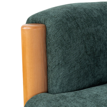 CLC10123-NI Natural Armchair - Bush Green