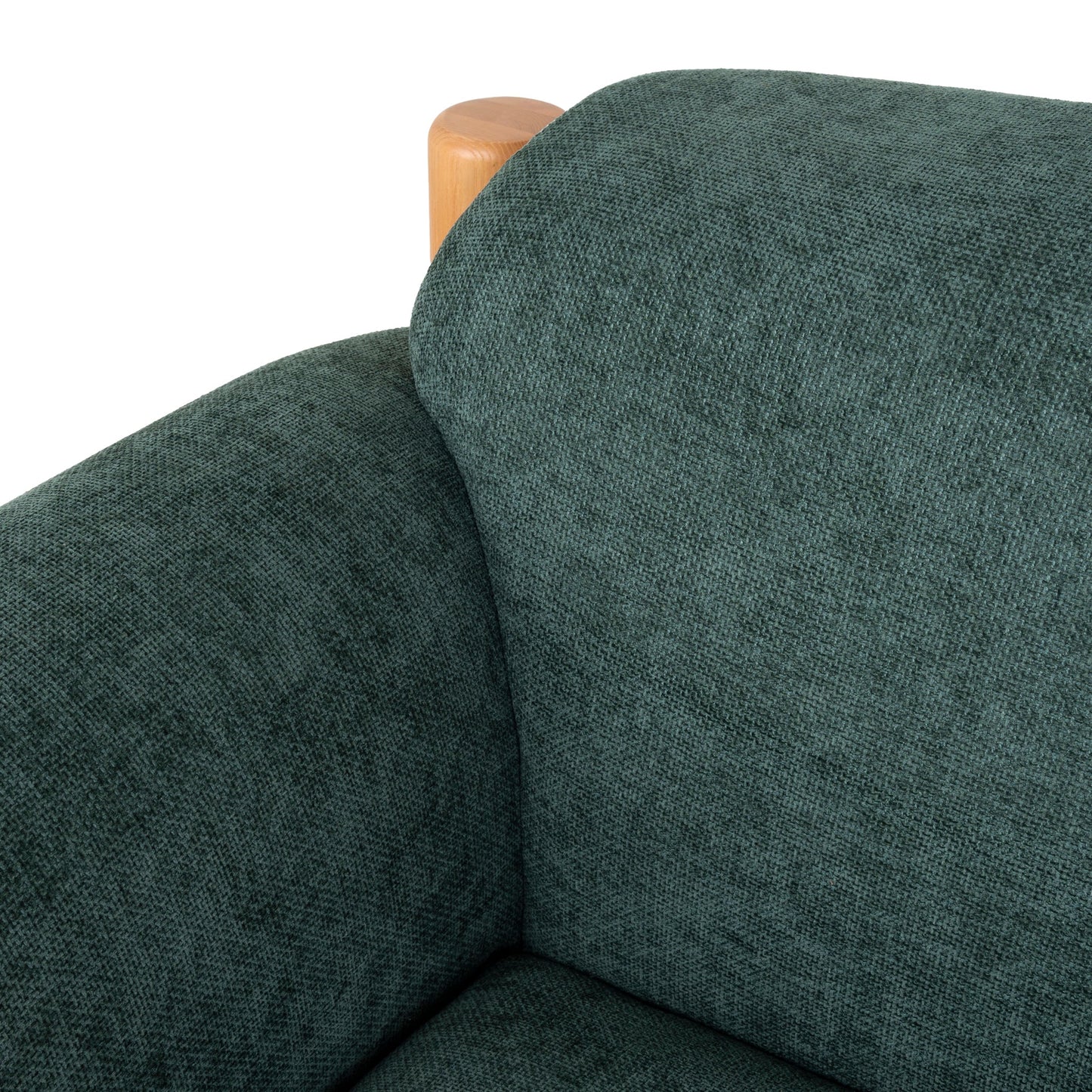 CLC10123-NI Natural Armchair - Bush Green