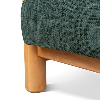 Natural Armchair - Bush Green