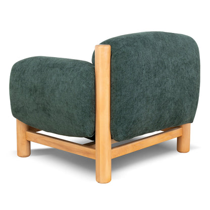 Natural Armchair - Bush Green