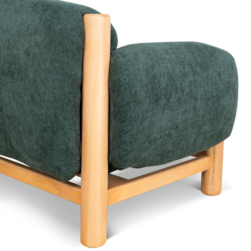 Natural Armchair - Bush Green