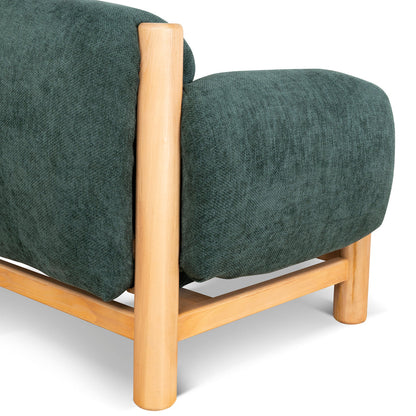 Natural Armchair - Bush Green