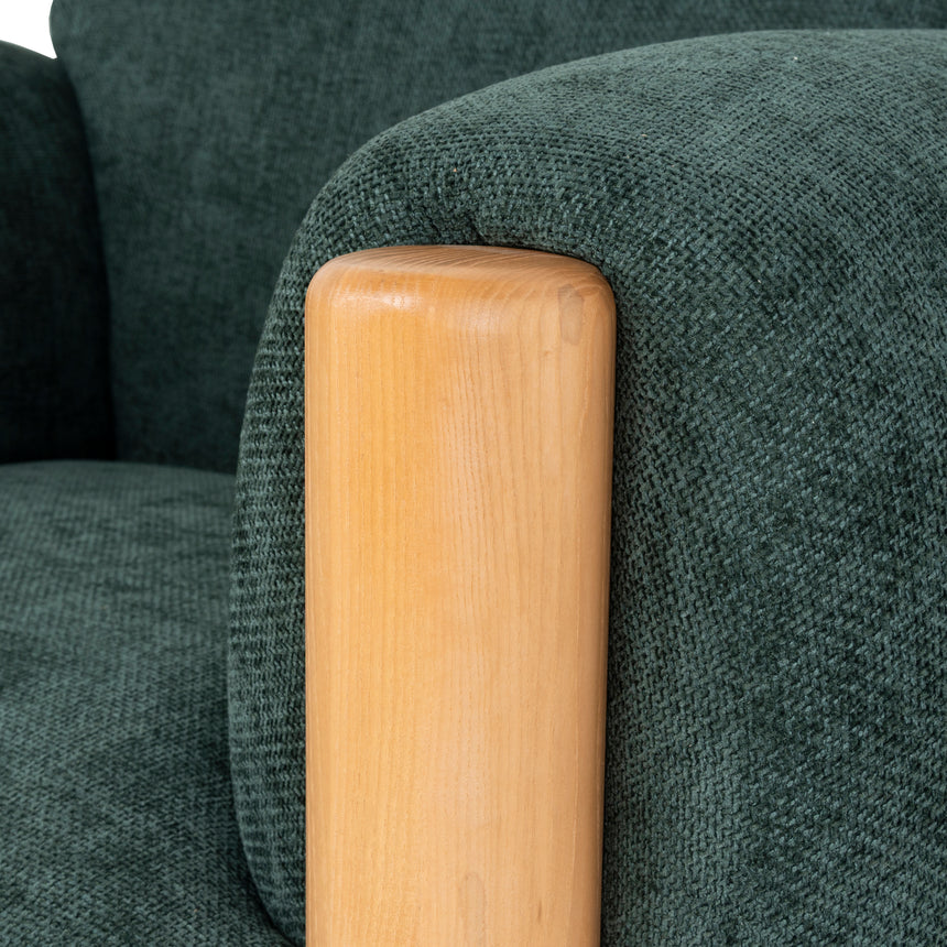 Natural Armchair - Bush Green