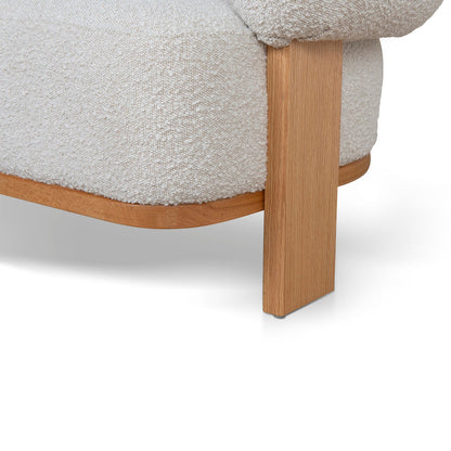 Armchair - Off White Boucle