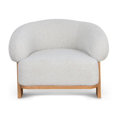 Armchair - Off White Boucle