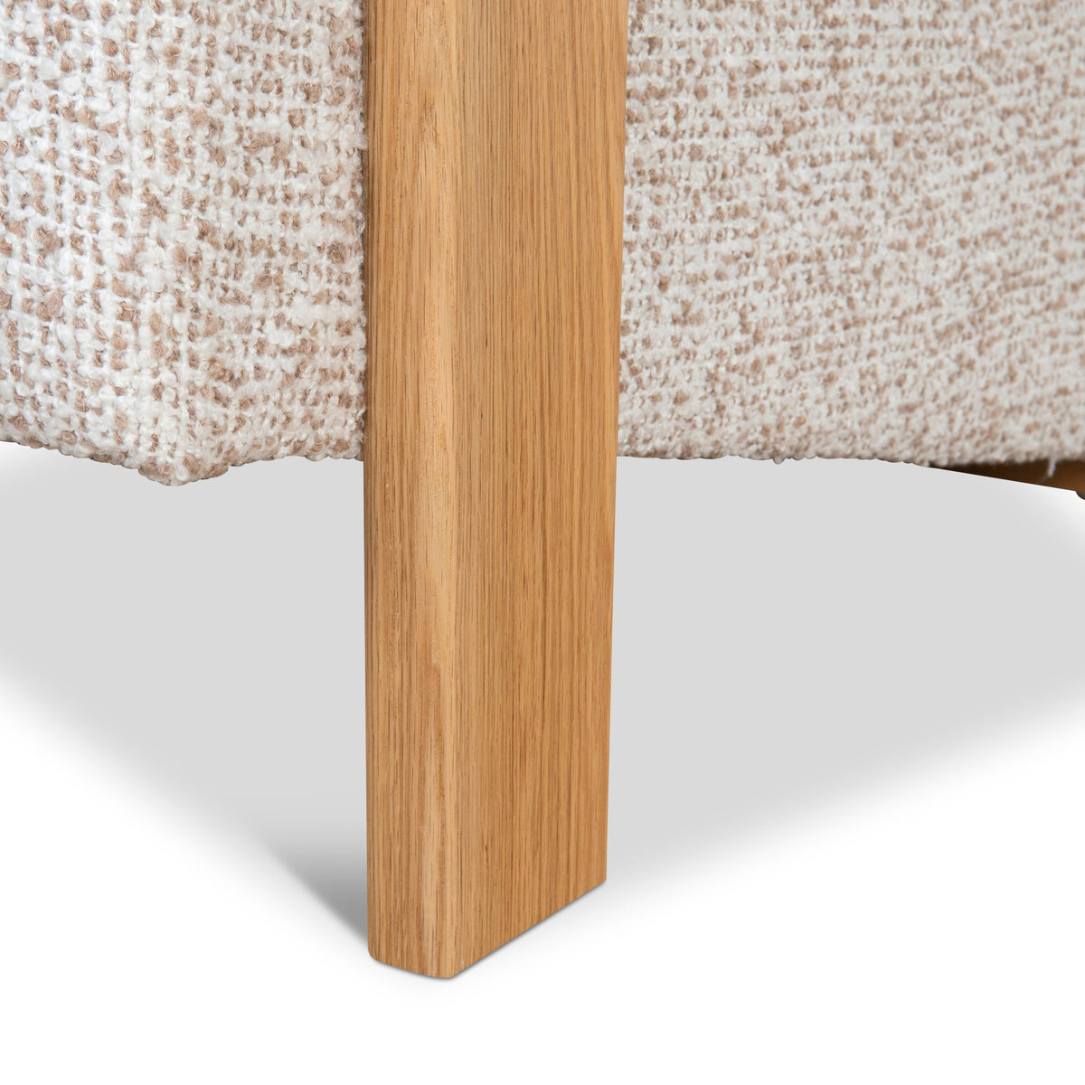 Teria Fabric Armchair – Sand Beige – view 12