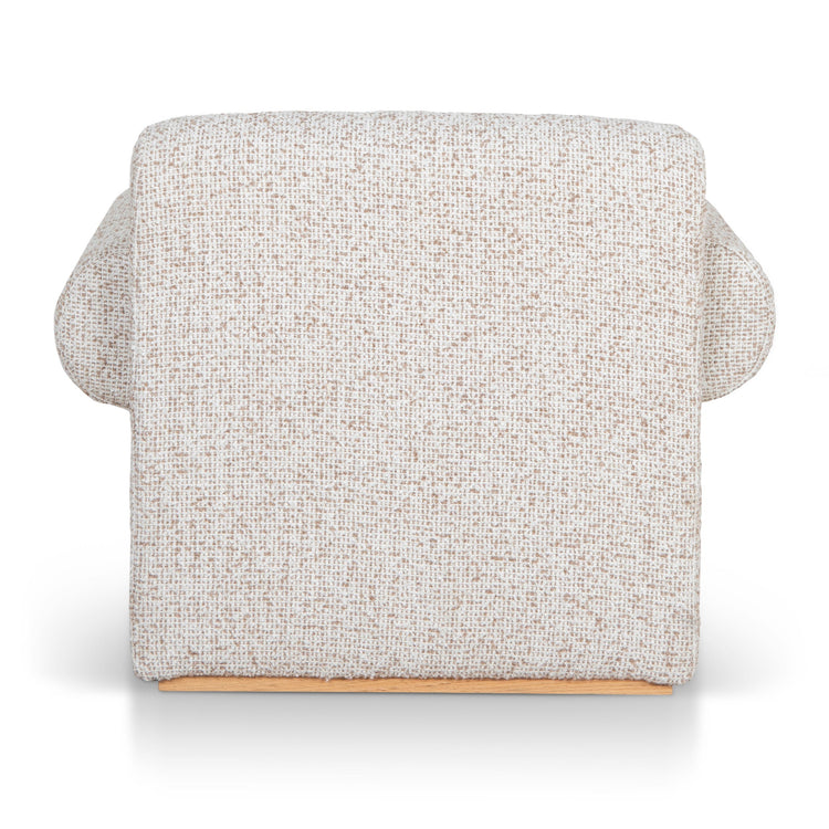 Teria Fabric Armchair – Sand Beige – view 5