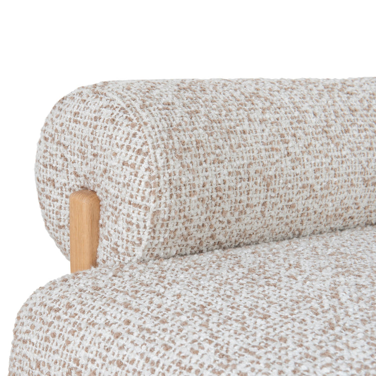 Teria Fabric Armchair – Sand Beige – view 9