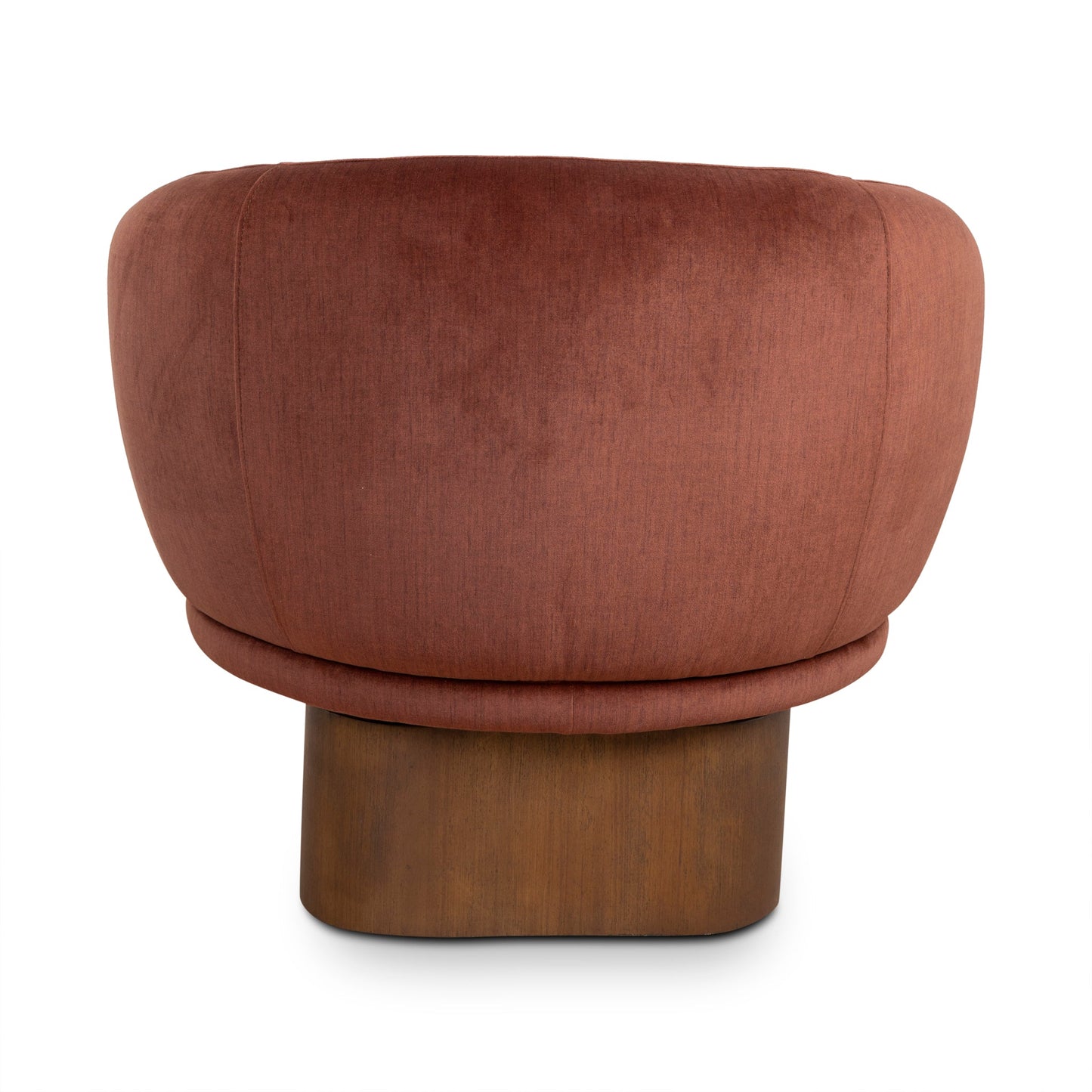 CLC10467-CA Fabric Swivel Armchair - Red Bronze