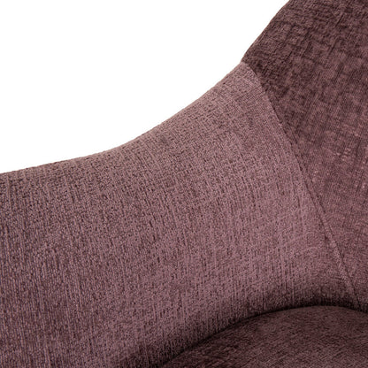 Fabric Armchair - Plum