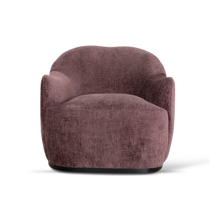 Fabric Armchair - Plum