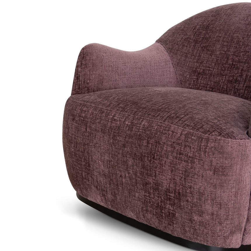 Fabric Armchair - Plum