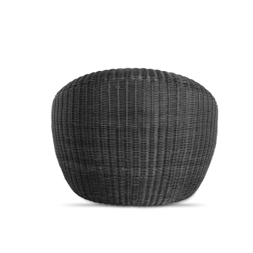Outdoor Lounge Chair - Full Black