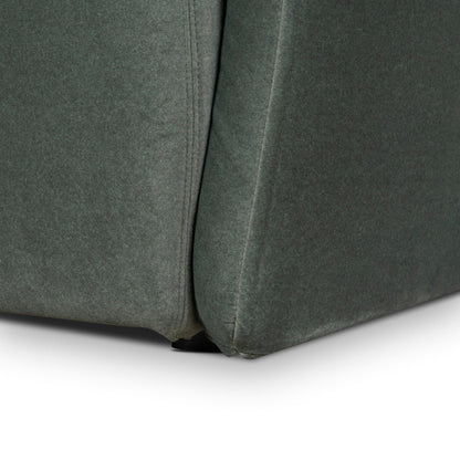 CLC10198-YY 3 Seater Fabric Sofa - Burnt Green