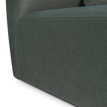 3 Seater Fabric Sofa - Burnt Green
