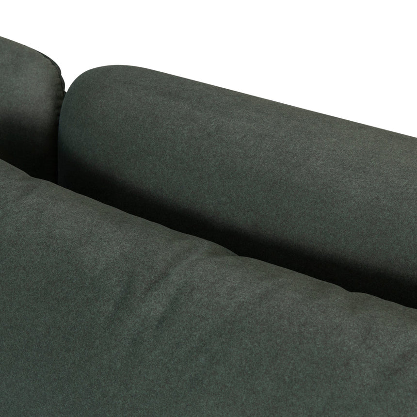 3 Seater Fabric Sofa - Burnt Green