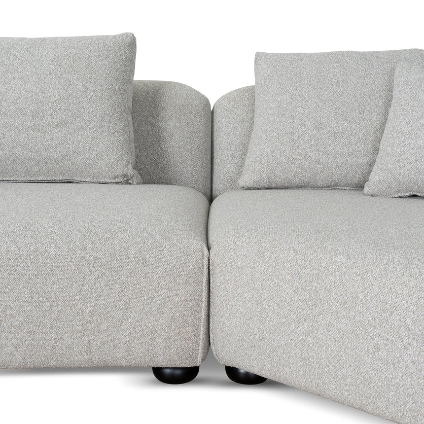 3 Seater Right Chaise Sofa - Clay Grey