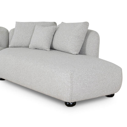 CLC10203-CA 3 Seater Right Chaise Sofa - Clay Grey