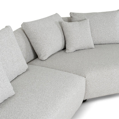 3 Seater Right Chaise Sofa - Clay Grey