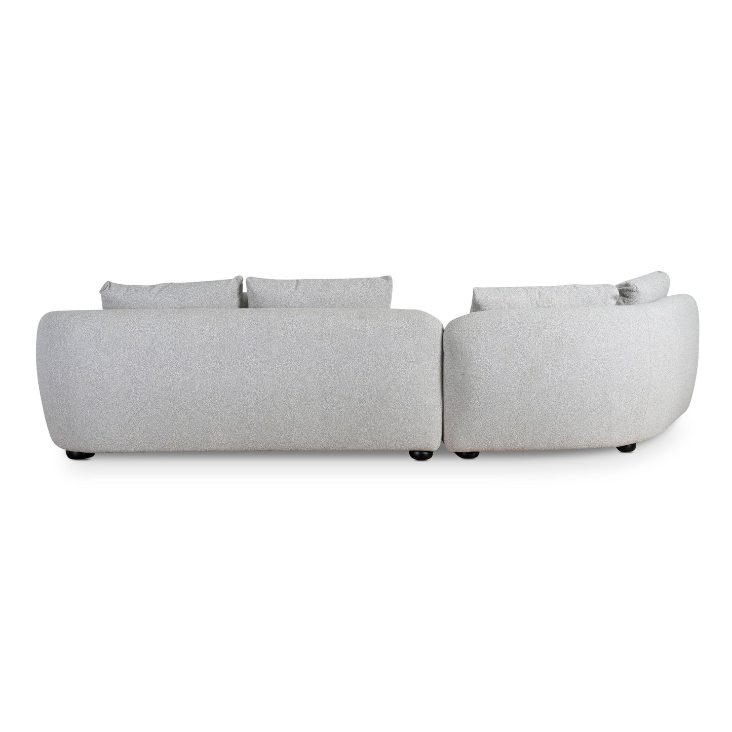 CLC10204-CA 3 Seater Left Chaise Sofa - Clay Grey