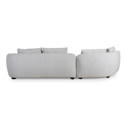 CLC10204-CA 3 Seater Left Chaise Sofa - Clay Grey