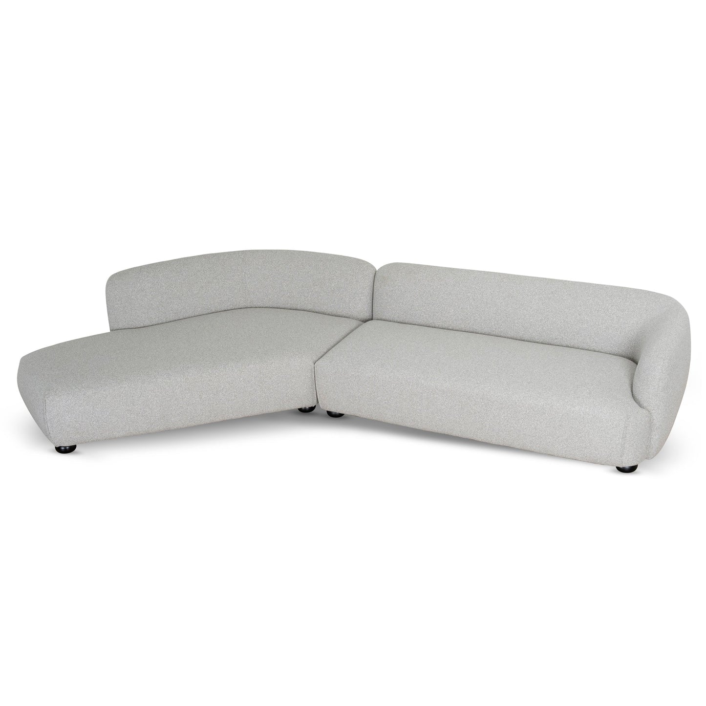 CLC10204-CA 3 Seater Left Chaise Sofa - Clay Grey