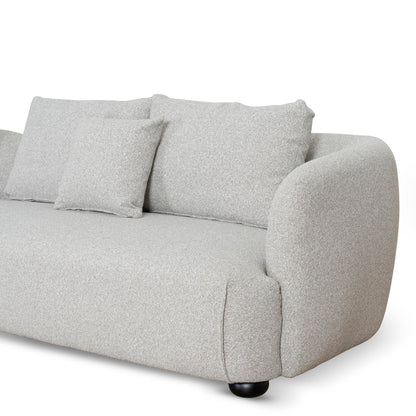 CLC10204-CA 3 Seater Left Chaise Sofa - Clay Grey