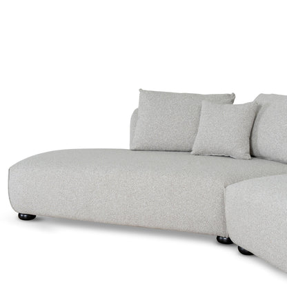 CLC10204-CA 3 Seater Left Chaise Sofa - Clay Grey