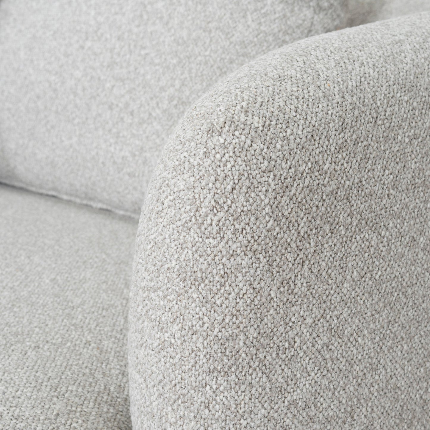 CLC10204-CA 3 Seater Left Chaise Sofa - Clay Grey