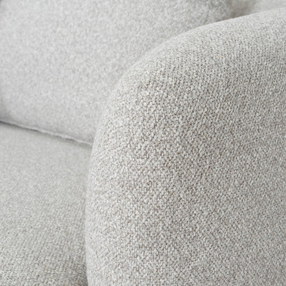 CLC10204-CA 3 Seater Left Chaise Sofa - Clay Grey