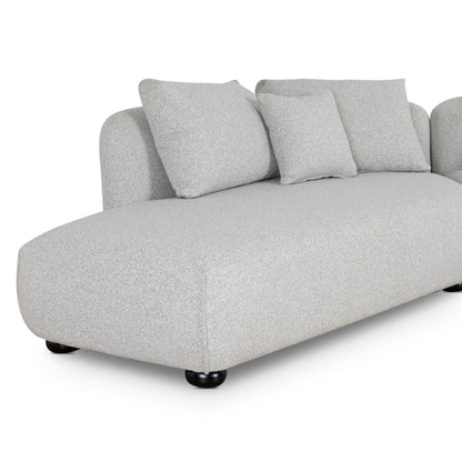 CLC10204-CA 3 Seater Left Chaise Sofa - Clay Grey