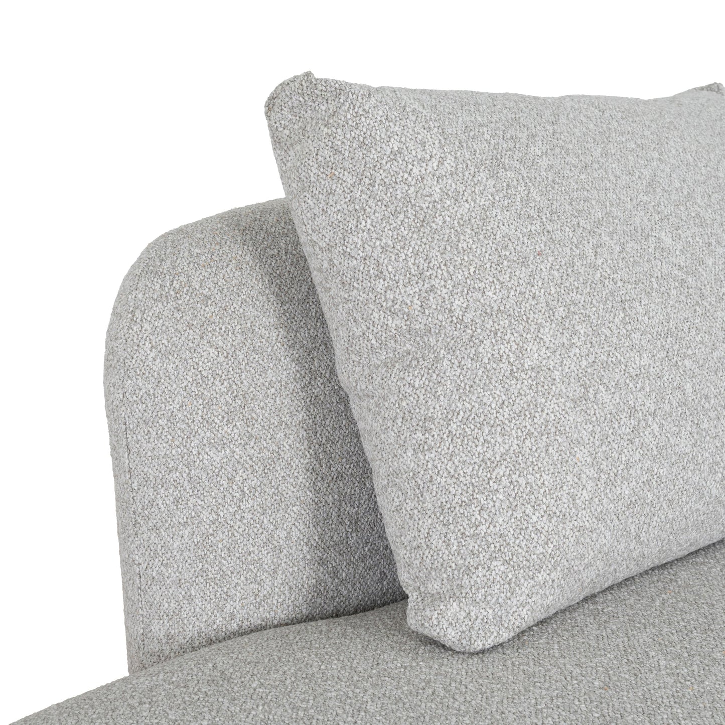 CLC10204-CA 3 Seater Left Chaise Sofa - Clay Grey