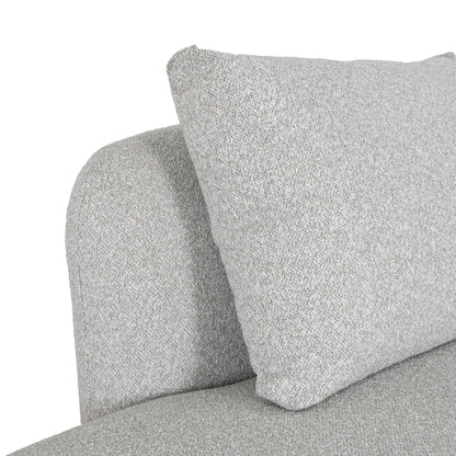 CLC10204-CA 3 Seater Left Chaise Sofa - Clay Grey