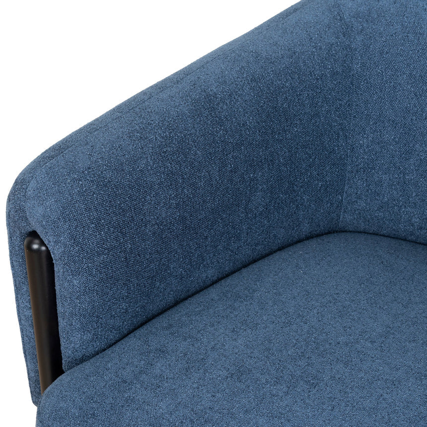 Fabric Armchair - Navy Blue