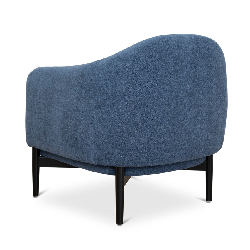 Fabric Armchair - Navy Blue