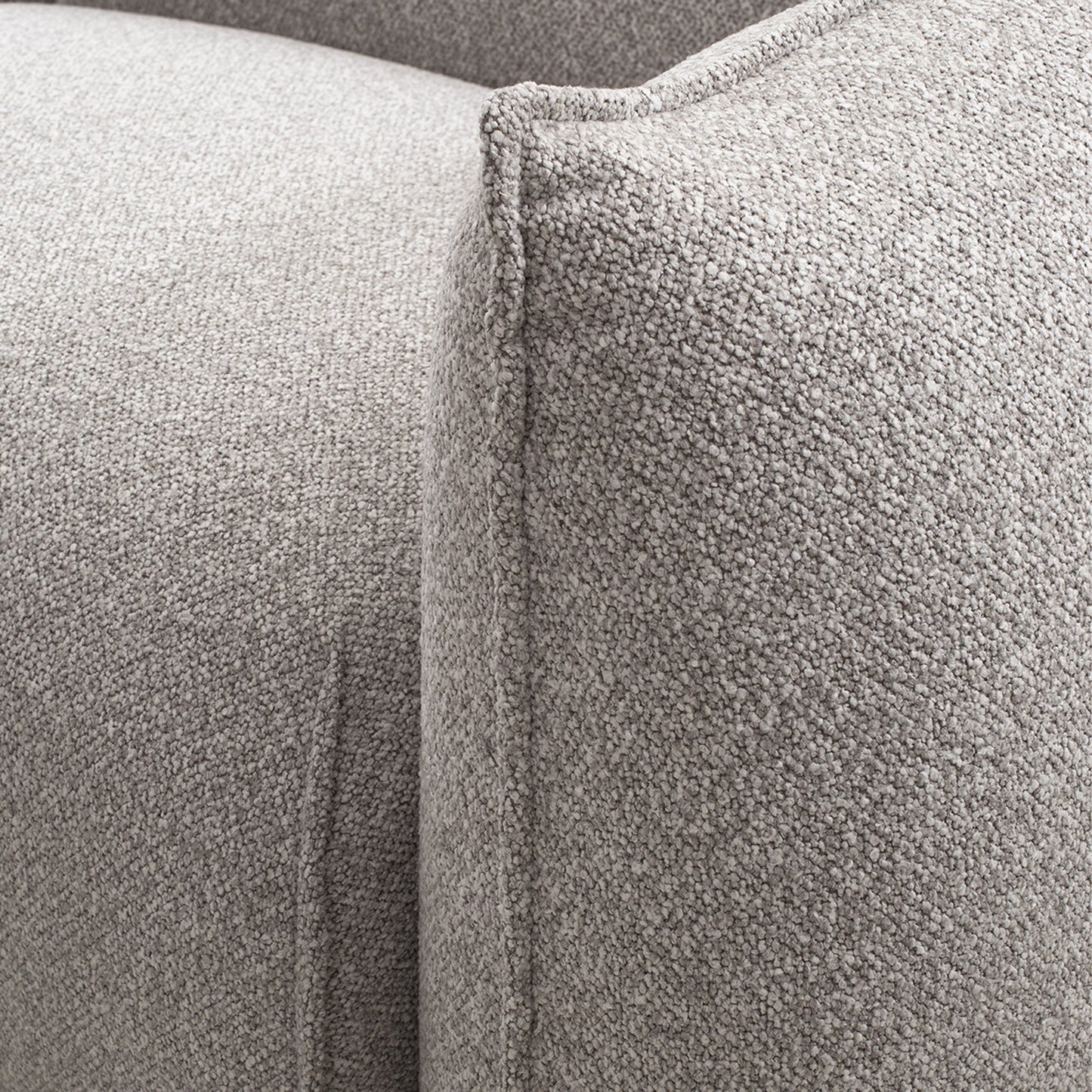 CLC10238-IG 3 Seater Left Chaise Sofa - Clay Grey