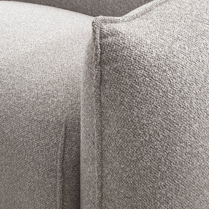 CLC10238-IG 3 Seater Left Chaise Sofa - Clay Grey