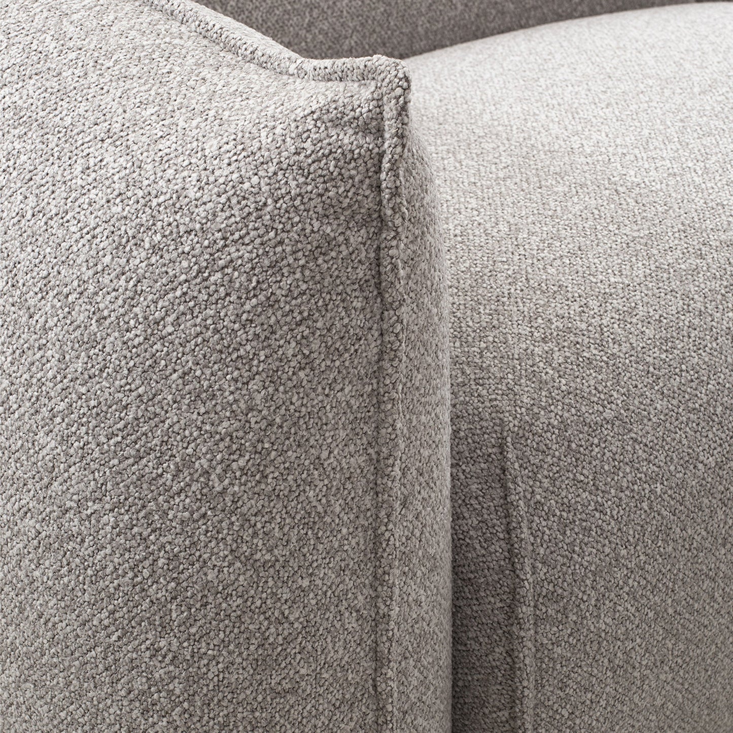 CLC10239-IG 3 Seater Right Chaise Sofa - Clay Grey