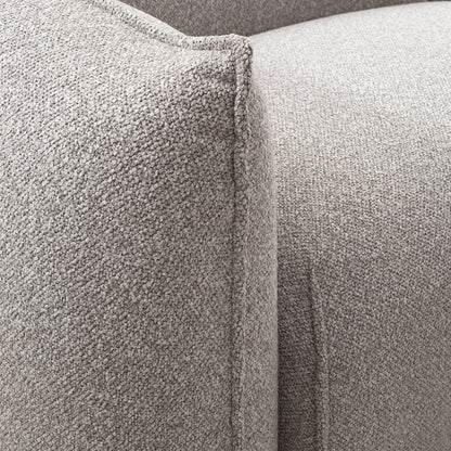 CLC10239-IG 3 Seater Right Chaise Sofa - Clay Grey