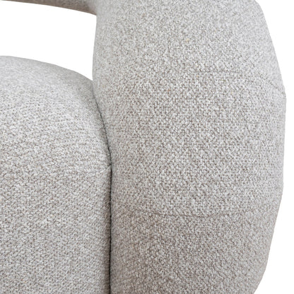 Swivel Armchair - Clay Grey