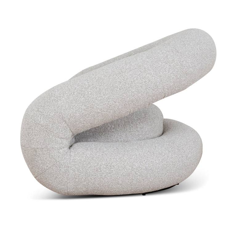Forma Swivel Armchair – Clay Grey – view 3