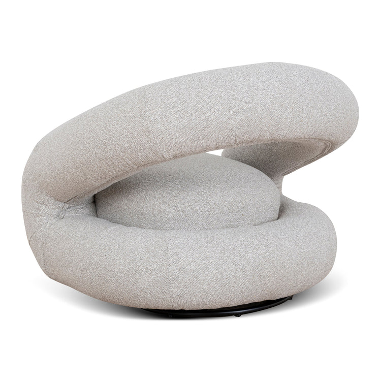 Forma Swivel Armchair – Clay Grey – view 4