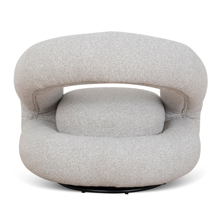 Forma Swivel Armchair – Clay Grey – view 5