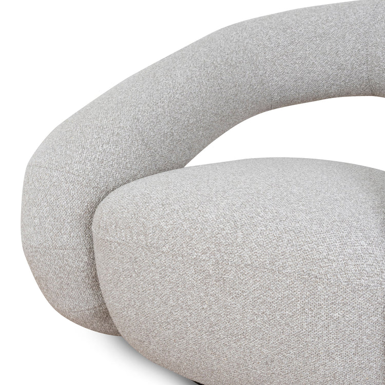 Forma Swivel Armchair – Clay Grey – view 8