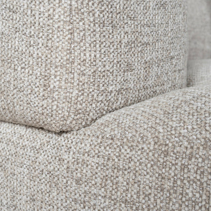 Modular Left Chaise Sofa - Coral Natural Linen